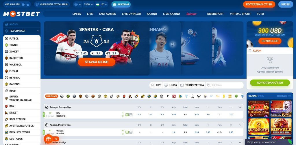 Mostbet Casino Saytı və Bukmekerin Rəsmi Saytı